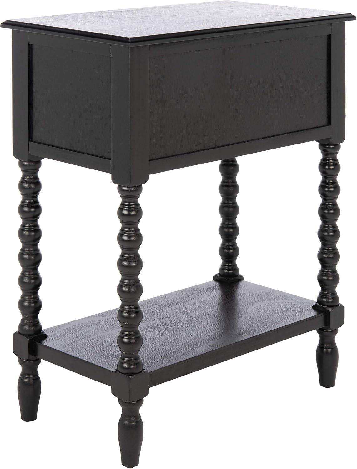 image:imageSafavieh Home Collection Athena Black 3Drawer Console TableBlack