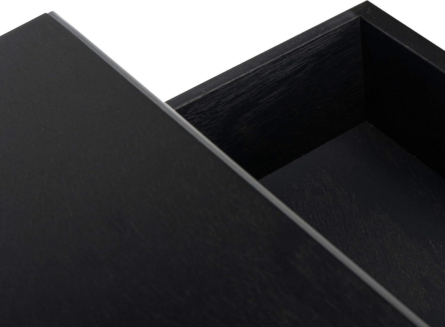 image:imageSafavieh Home Collection Athena Black 3Drawer Console TableBlack