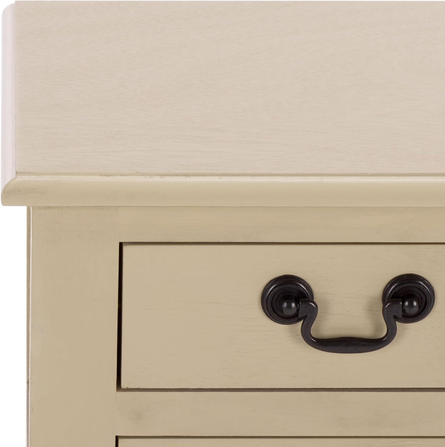 image:imageSafavieh Home Collection Athena Black 3Drawer Console TableSand