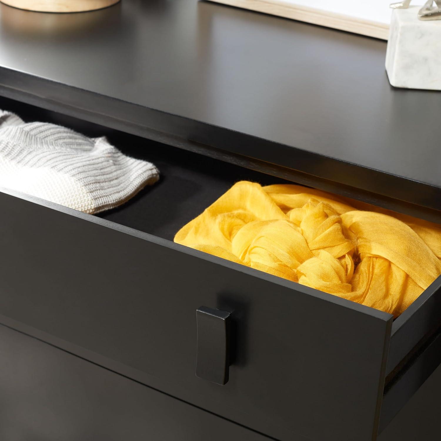 image:imageSafavieh Home Collection Blaize Black 3Drawer Nightstand Dresser ChestBlack