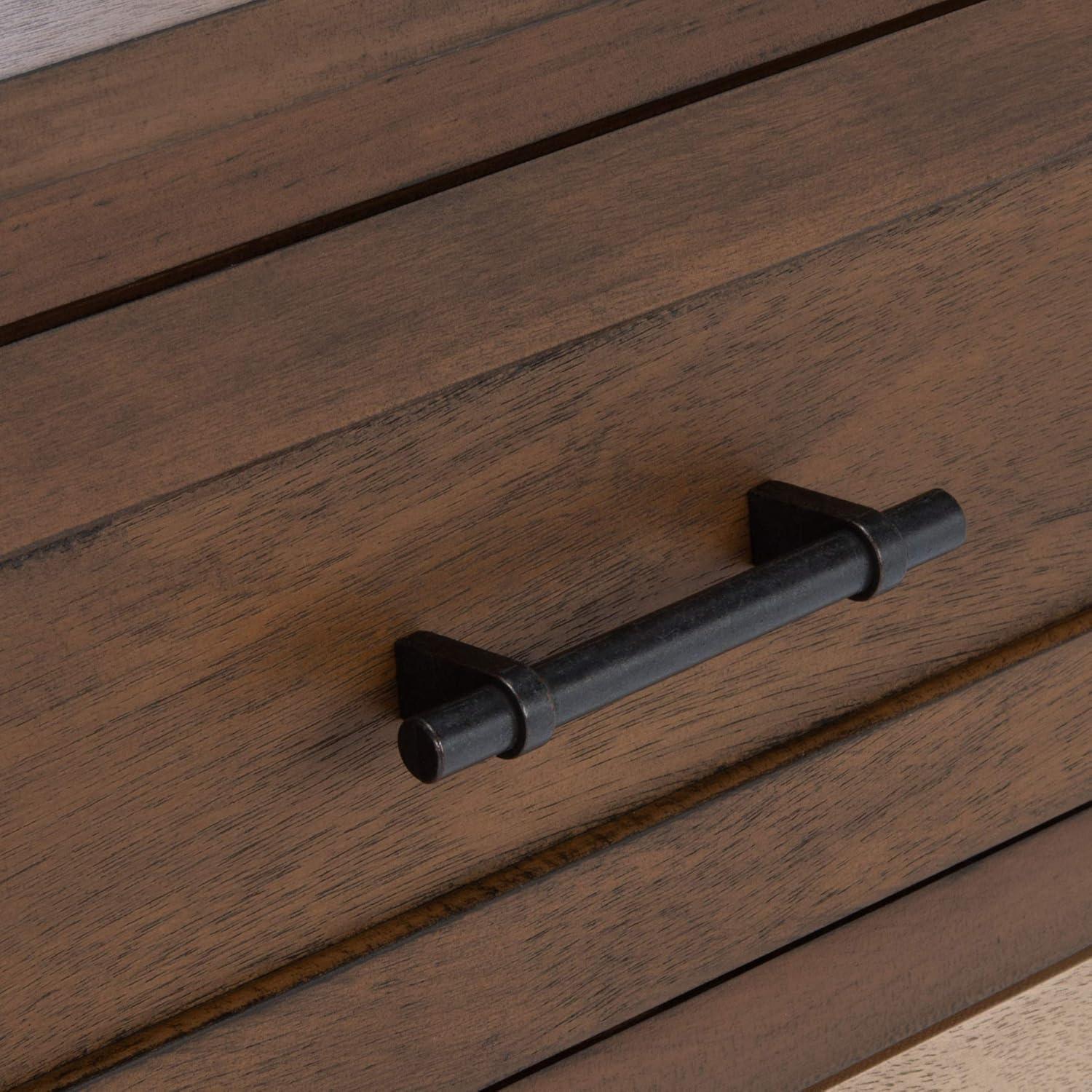image:imageSafavieh Home Collection Briar Brown and Sand 6 Removable Drawer Storage ChestBrown Sand