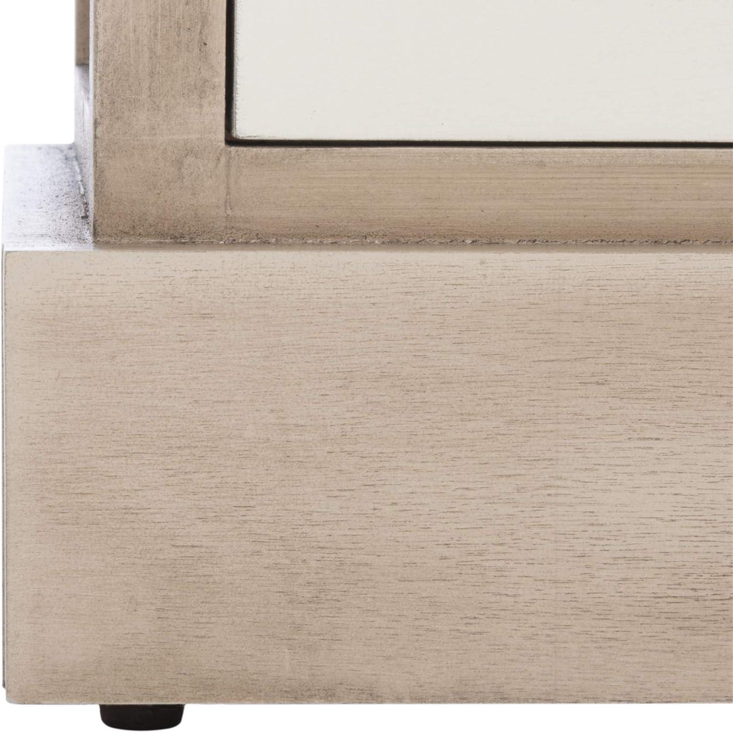 image:imageSafavieh Home Collection Briar Brown and Sand 6 Removable Drawer Storage ChestSand Distressed White