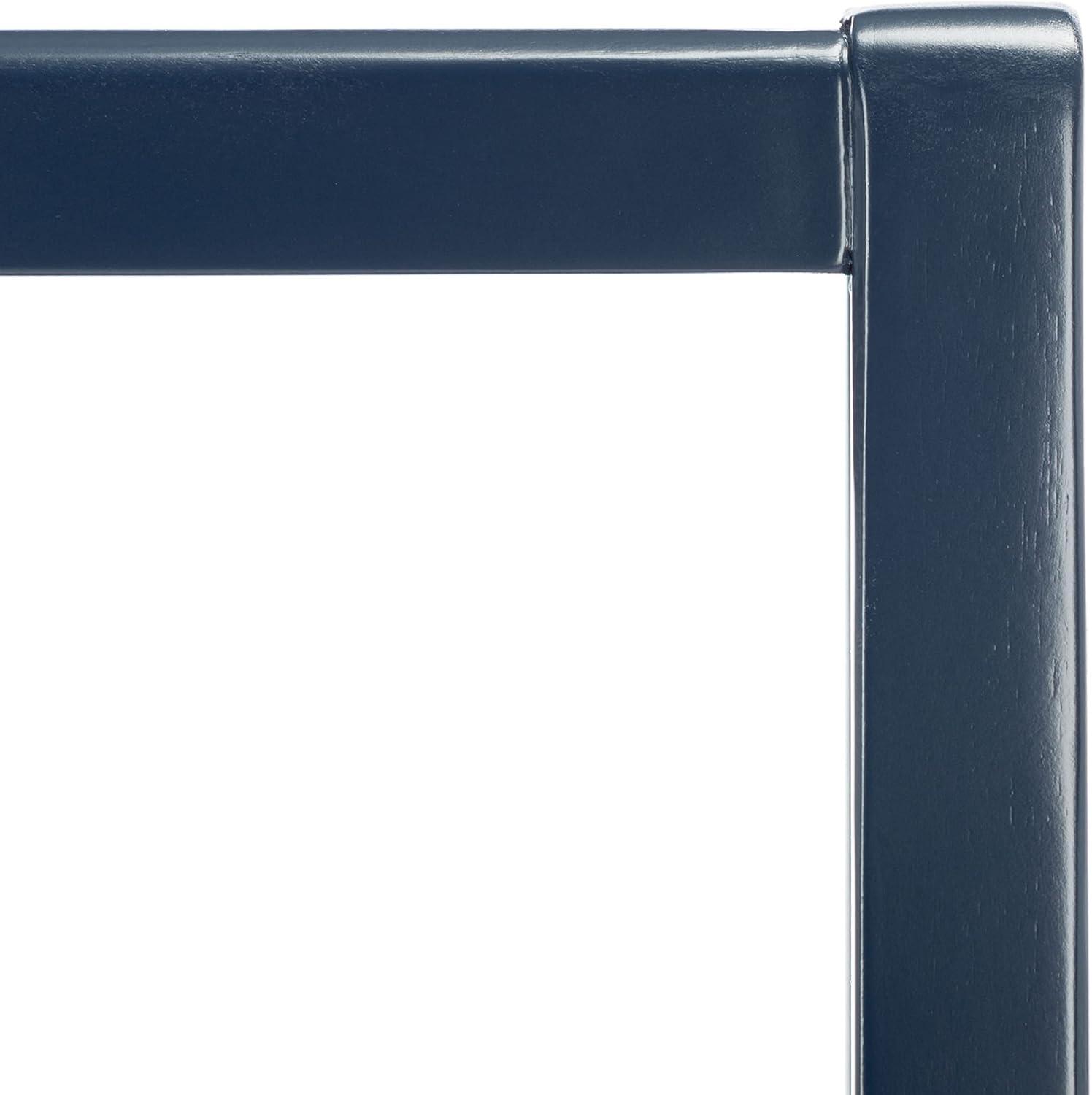 image:imageSafavieh Home Collection Cove WhiteGold 2Drawer 1Shelf Accent Table Fully Assembled ACC6602BNavyGold