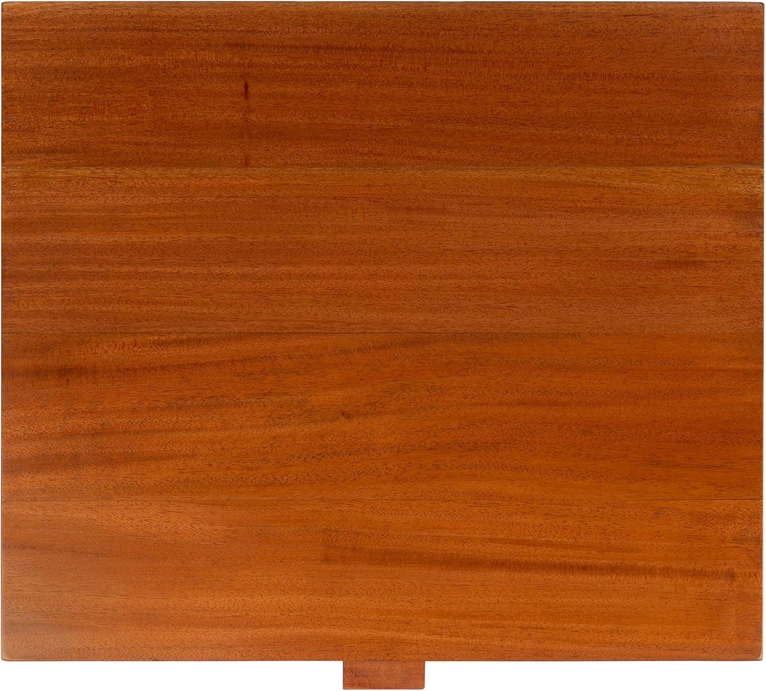 image:imageSafavieh Home Collection Dave Black and Natural Rattan 1Drawer 1Door NightstandNatural