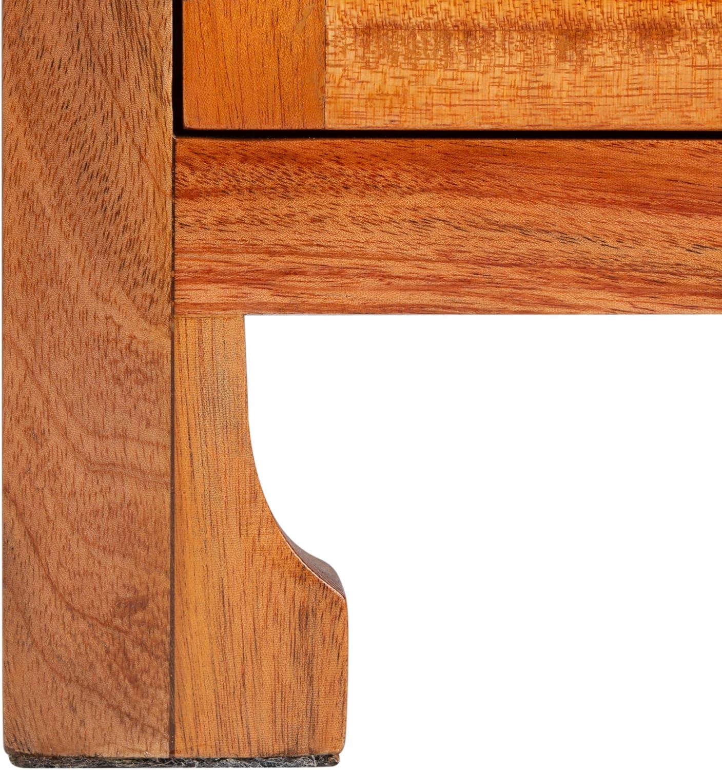 image:imageSafavieh Home Collection Dave Black and Natural Rattan 1Drawer 1Door NightstandNatural