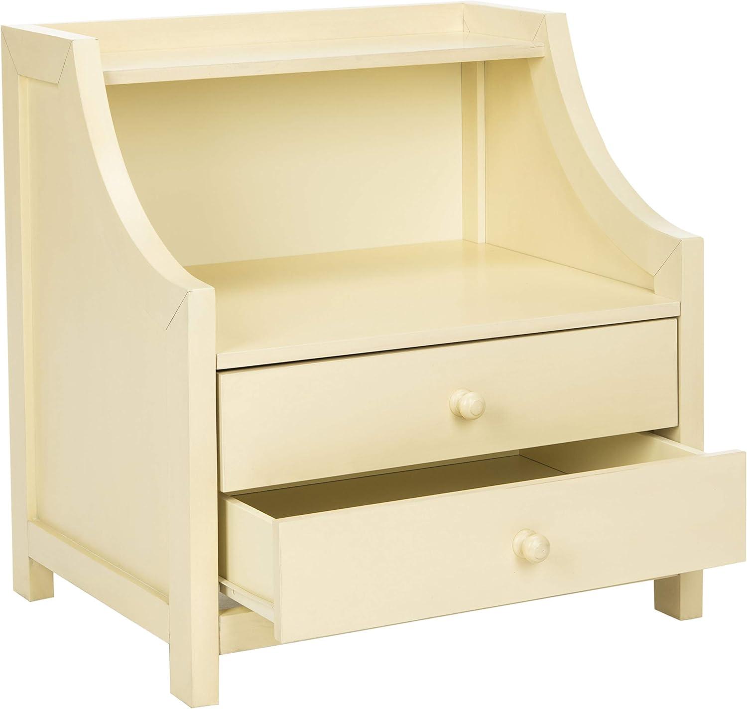 image:imageSafavieh Home Collection Ellie 2 Drawer Nightstand White