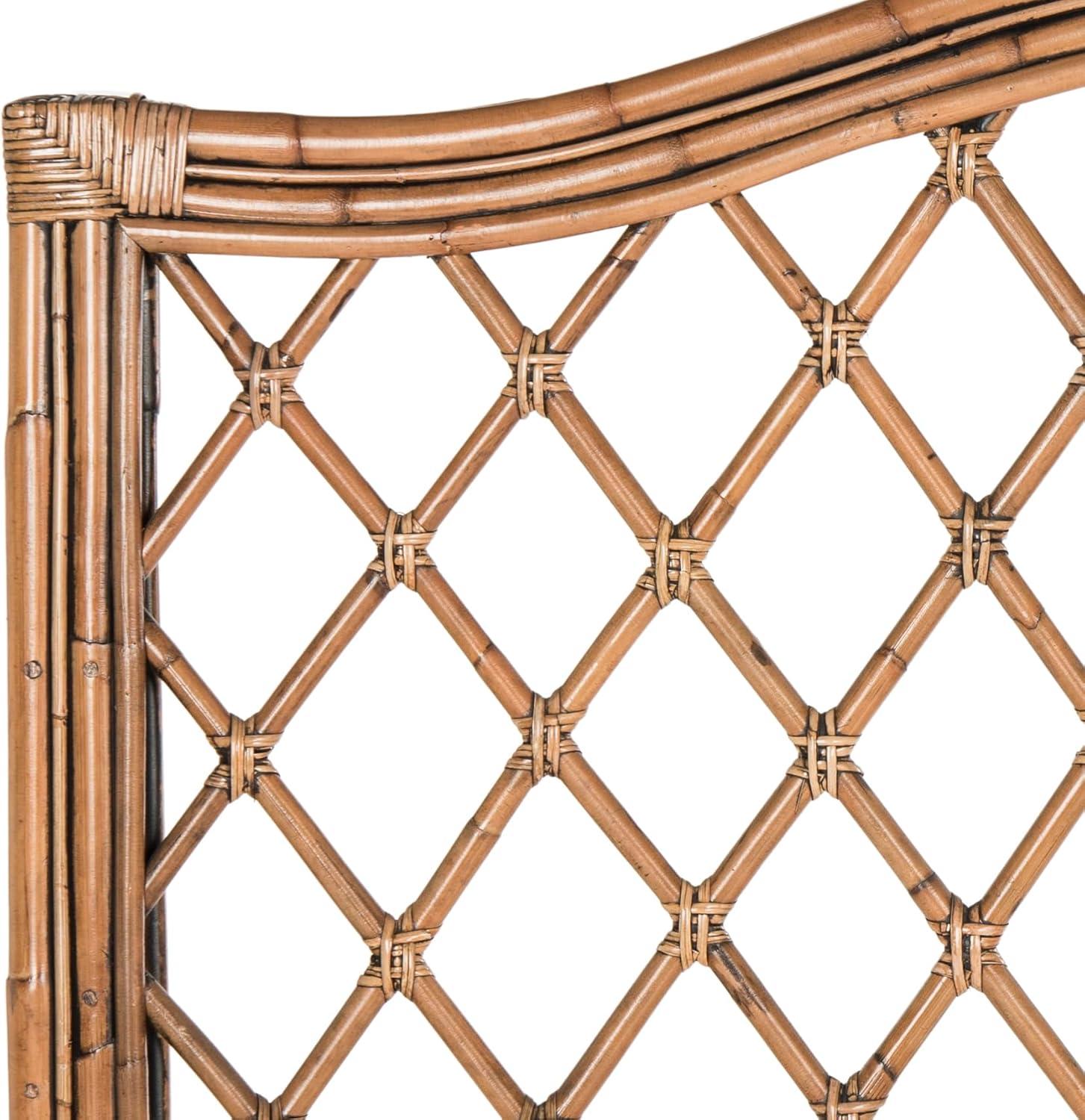 image:imageSafavieh Home Collection Gabriella Antique Grey Wicker Headboard QueenBrown Multi