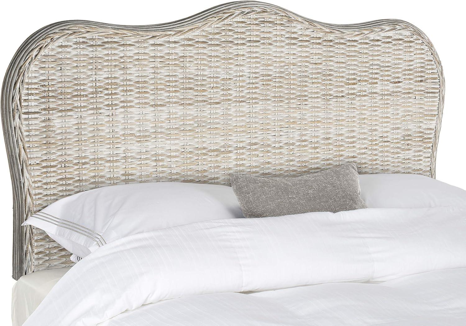 image:imageSafavieh Home Collection Imelda White Washed Headboard QueenWhite Washed