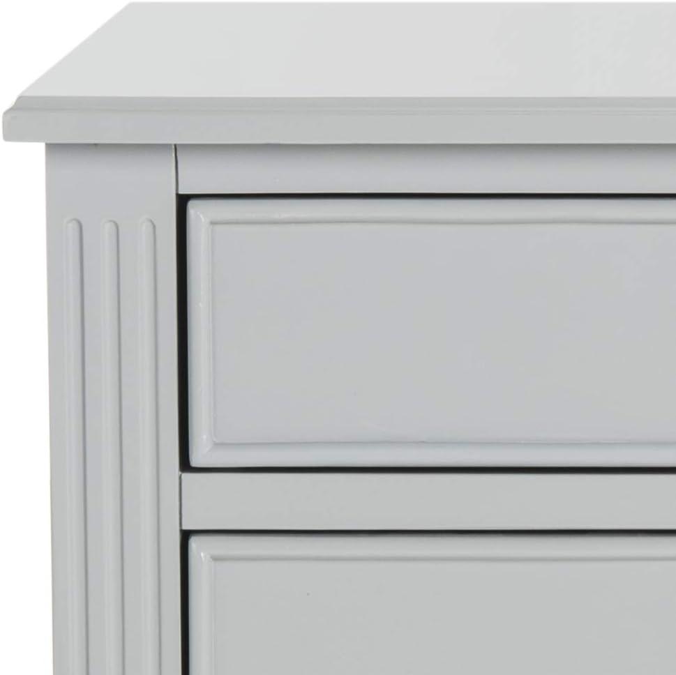 image:imageSafavieh Home Collection Kira Grey 3Drawer NightstandGrey