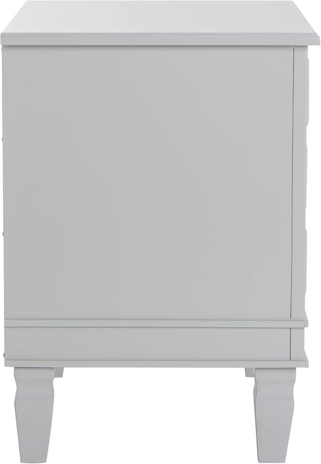 image:imageSafavieh Home Collection Kira Grey 3Drawer NightstandGrey