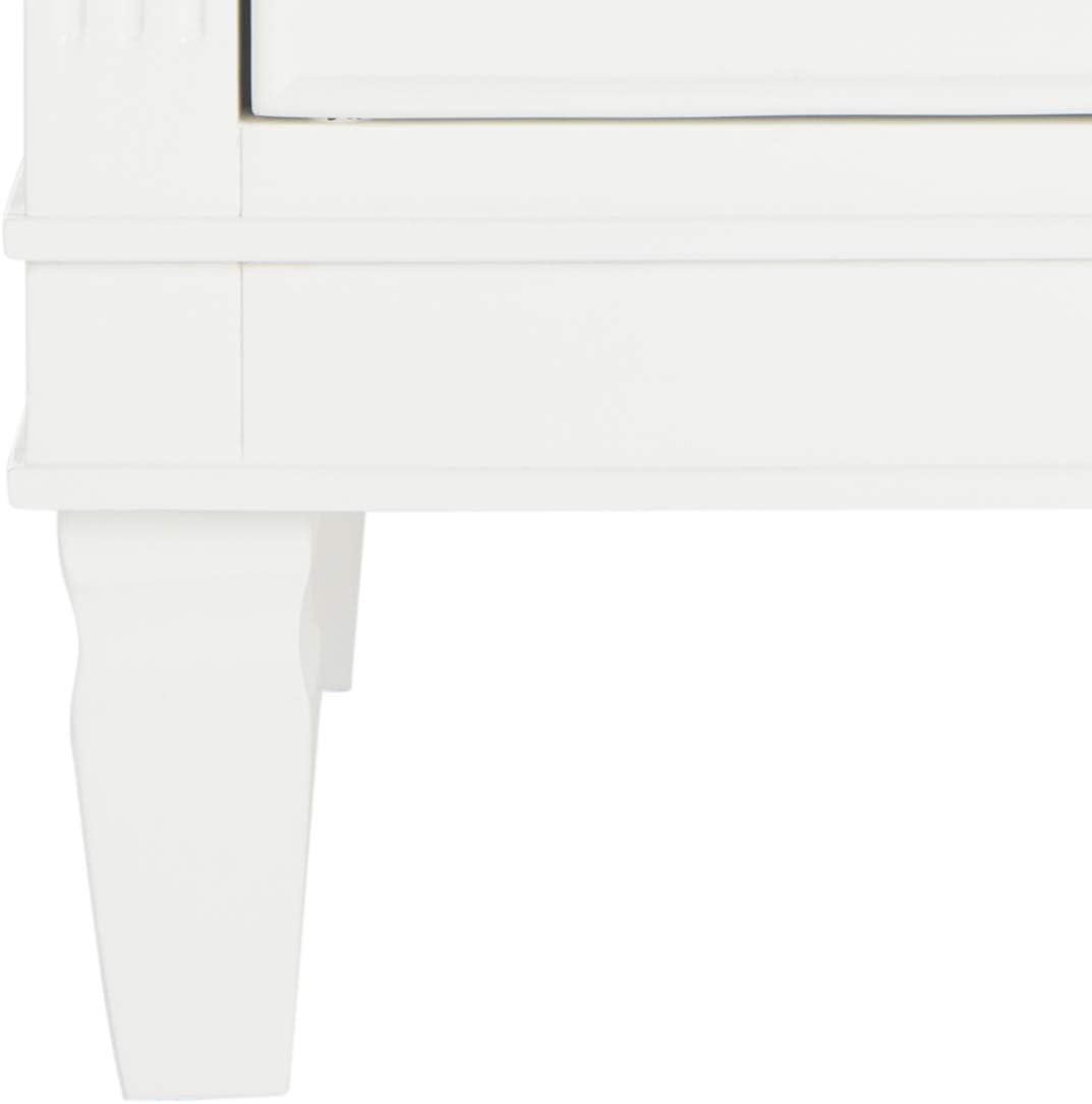 image:imageSafavieh Home Collection Kira Grey 3Drawer NightstandWhite