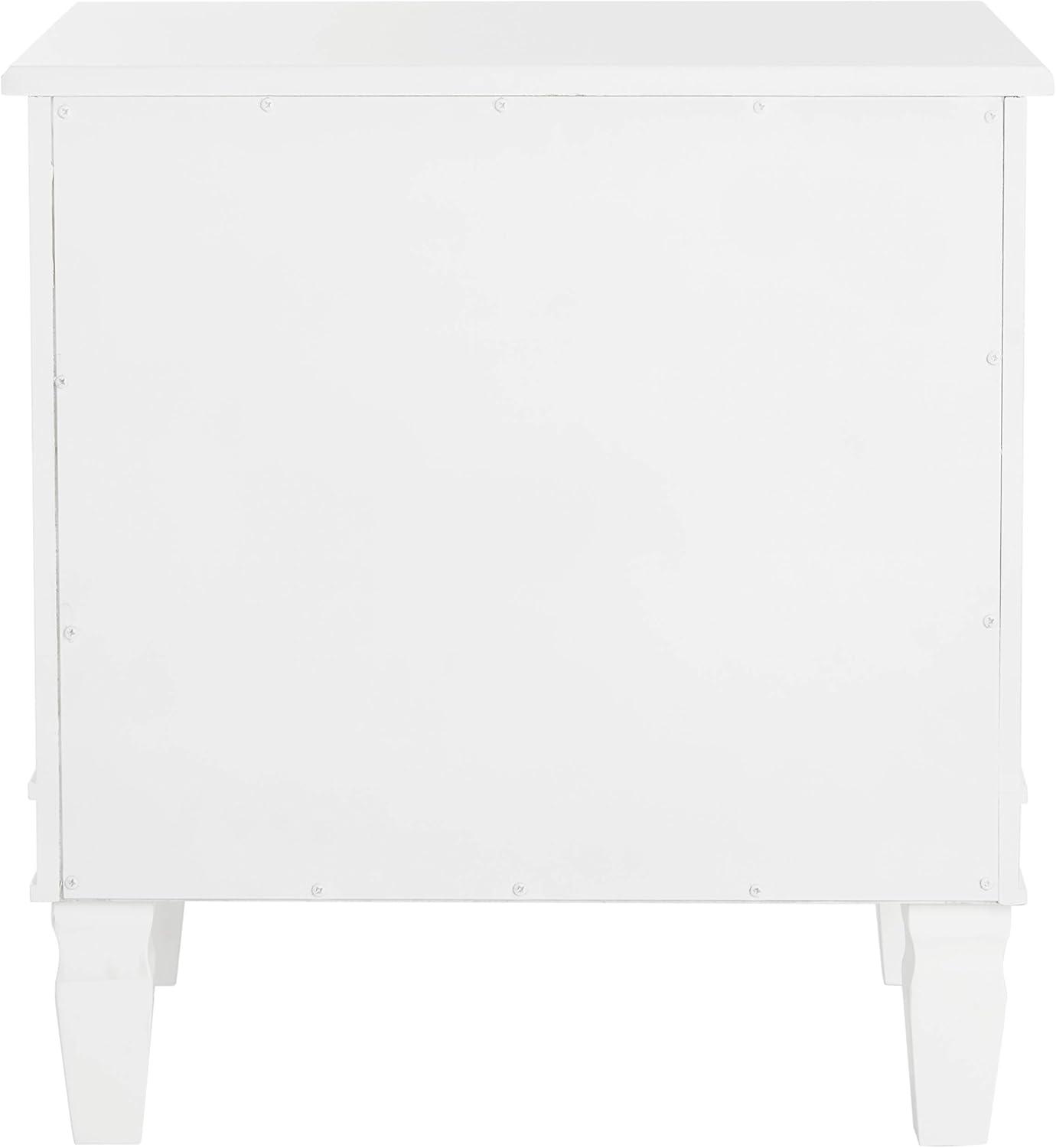 image:imageSafavieh Home Collection Kira Grey 3Drawer NightstandWhite