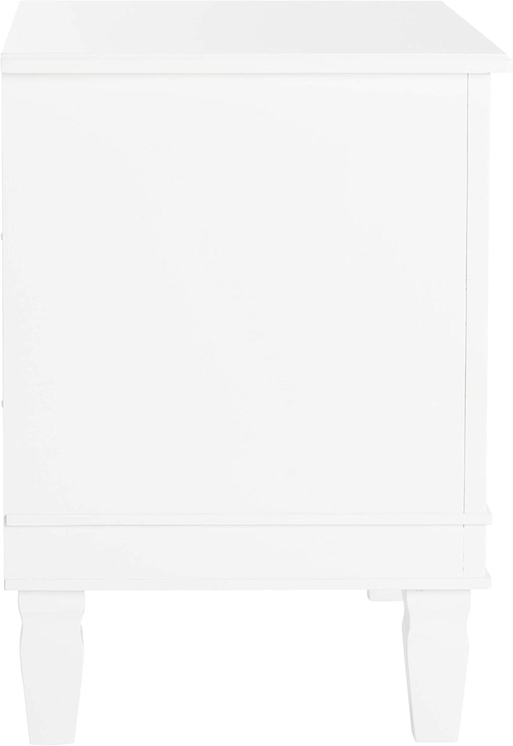 image:imageSafavieh Home Collection Kira Grey 3Drawer NightstandWhite