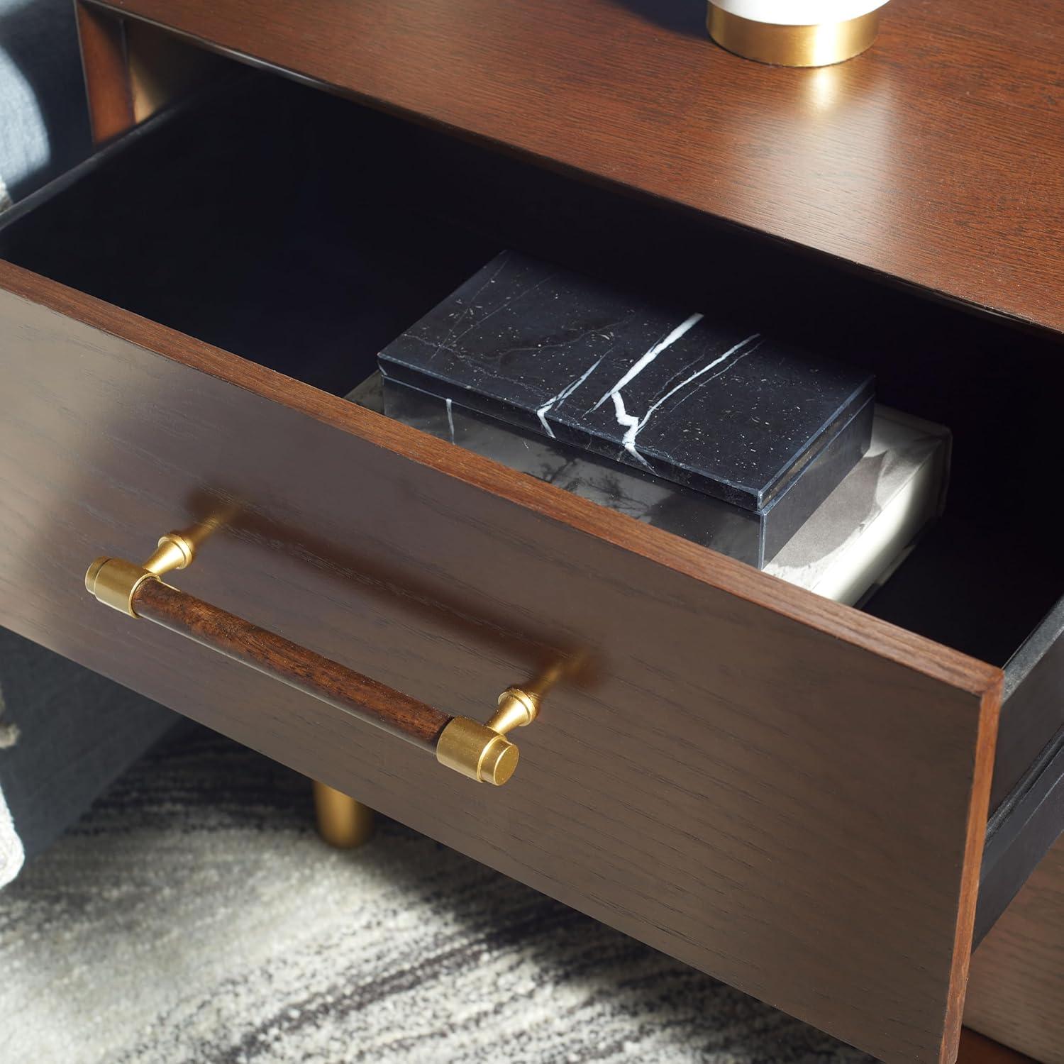 image:imageSafavieh Home Collection NST6402 1 WalnutWhiteWalnut