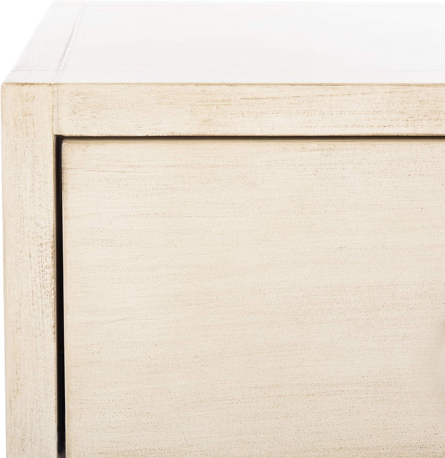 image:imageSafavieh Home Collection Odilia Turquoise and Gold 1Drawer Nightstand 16D x 19W x 22HAntique White