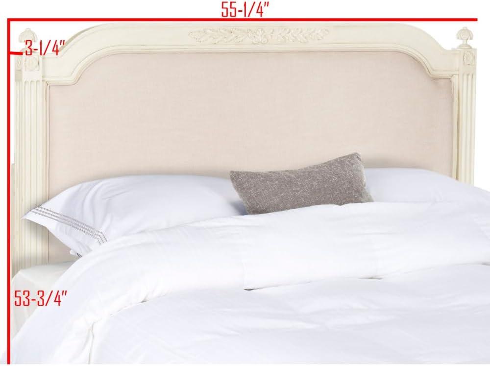 image:imageSafavieh Home Collection Tufted Linen Rustic Antique Beige Headboard TwinBeige Antique Beige