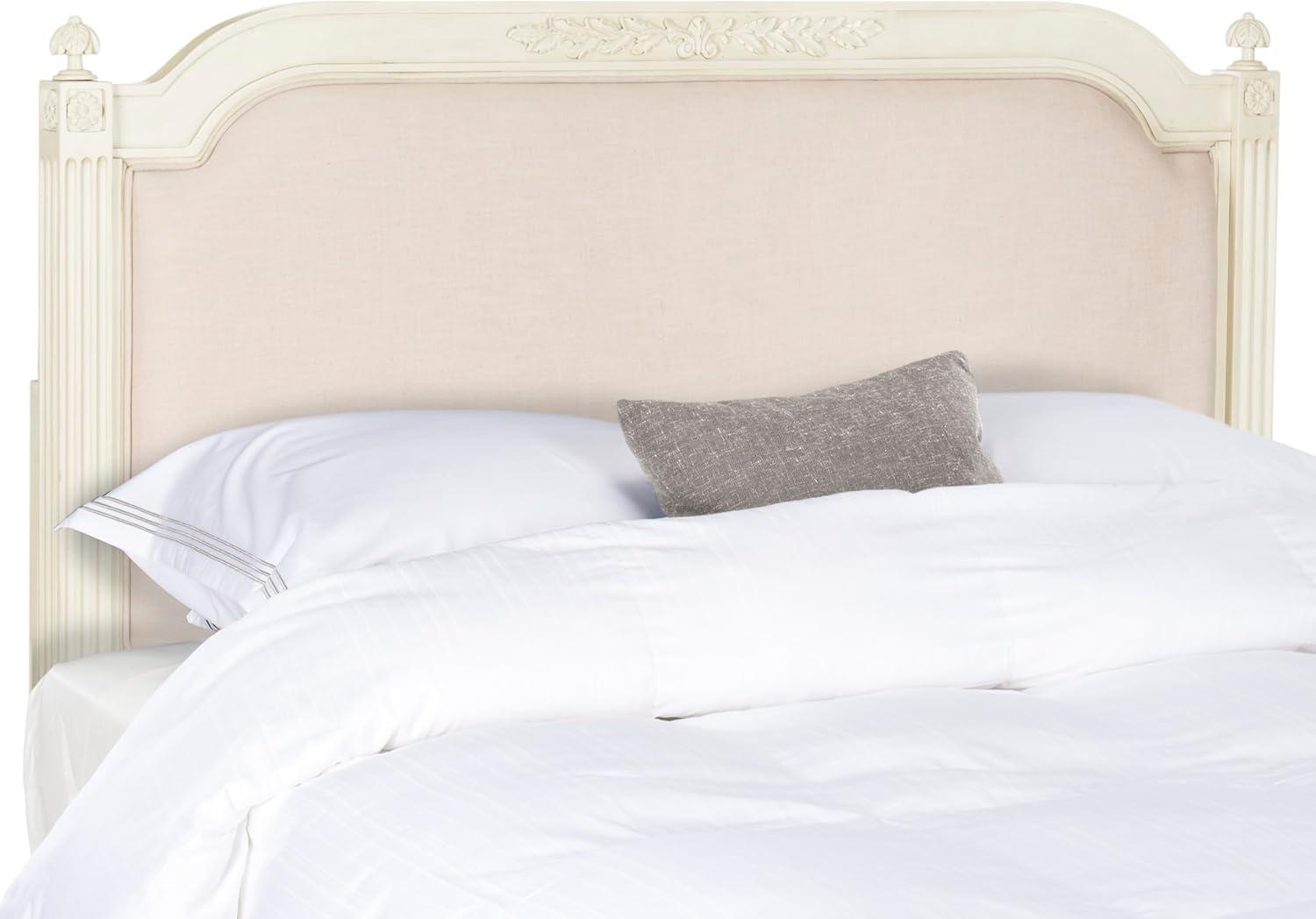 image:imageSafavieh Home Collection Tufted Linen Rustic Antique Beige Headboard TwinBeige Antique Beige