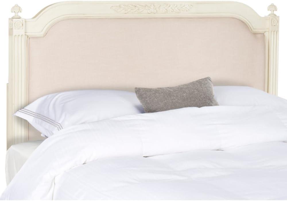 image:imageSafavieh Home Collection Tufted Linen Rustic Antique Beige Headboard TwinBeige Antique Beige