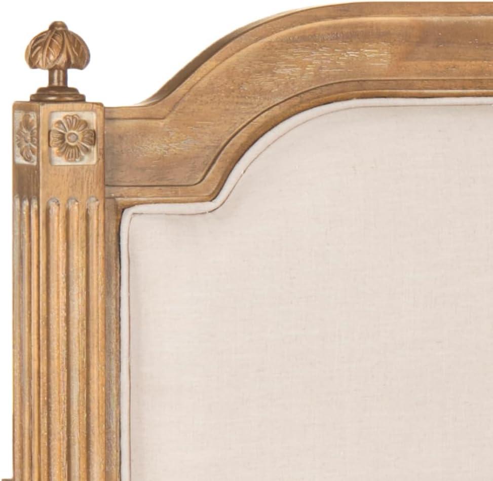 image:imageSafavieh Home Collection Tufted Linen Rustic Antique Beige Headboard TwinBeige Rustic Oak