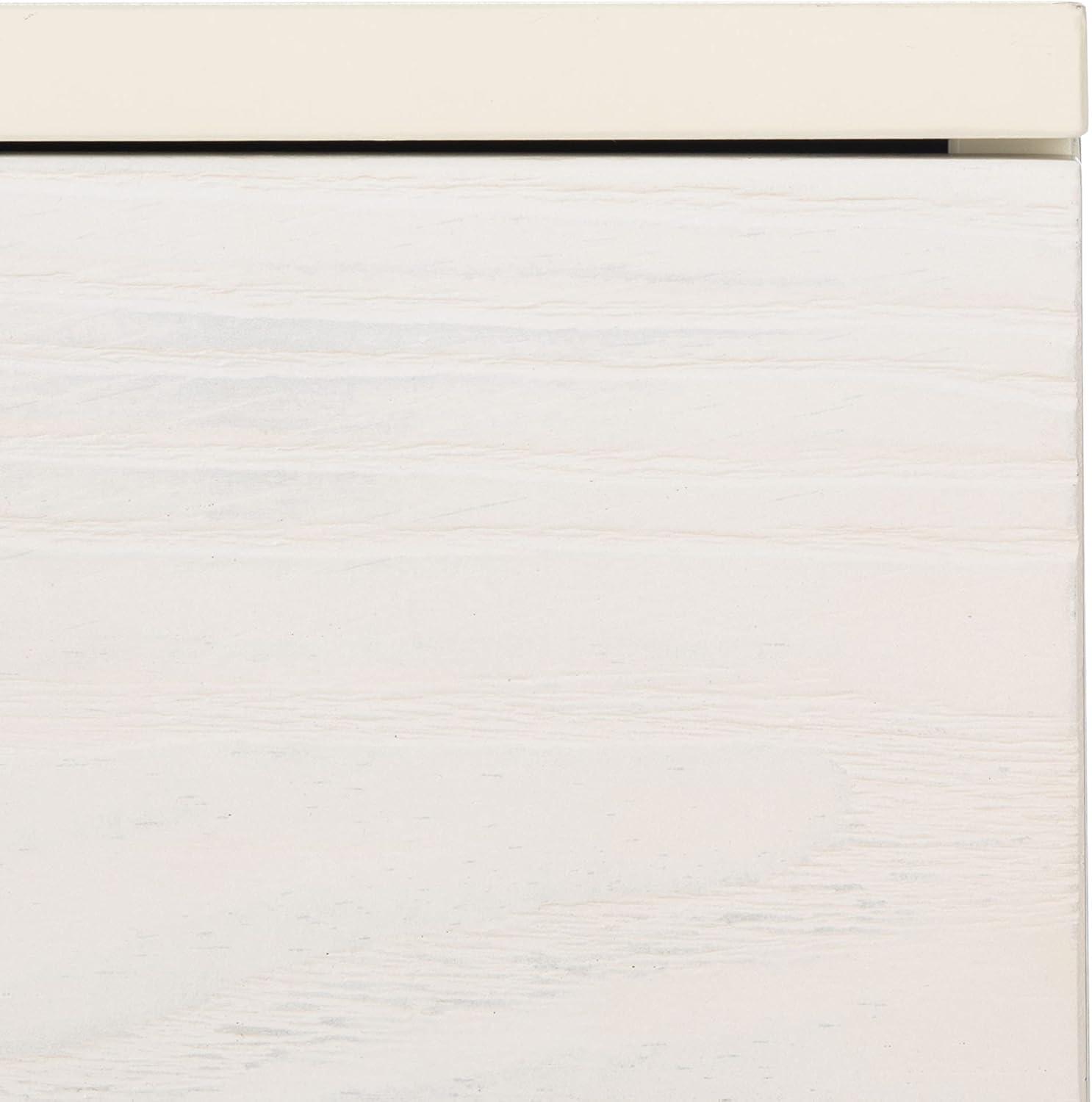 image:imageSafavieh Home Genevieve Modern Walnut and White Mahogany 2drawer NightstandCream White Washed