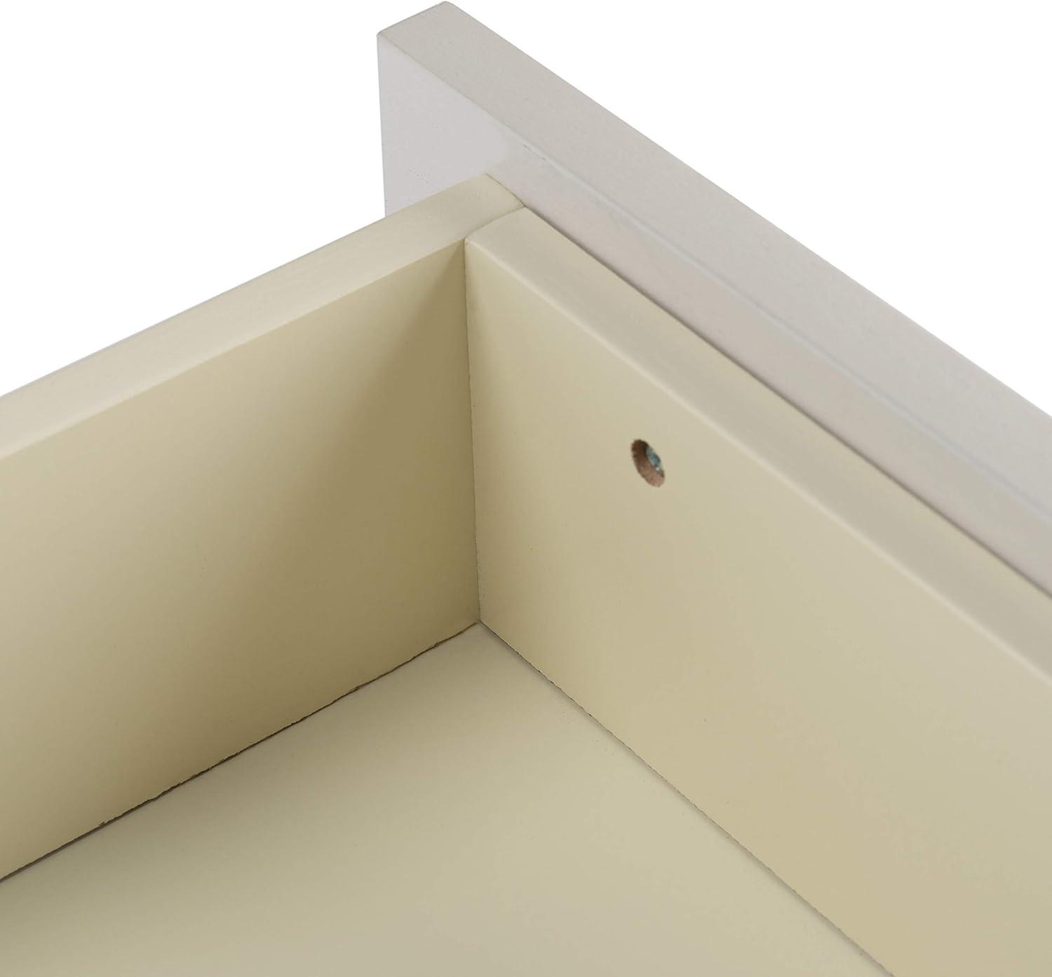 image:imageSafavieh Home Genevieve Modern Walnut and White Mahogany 2drawer NightstandCream White Washed