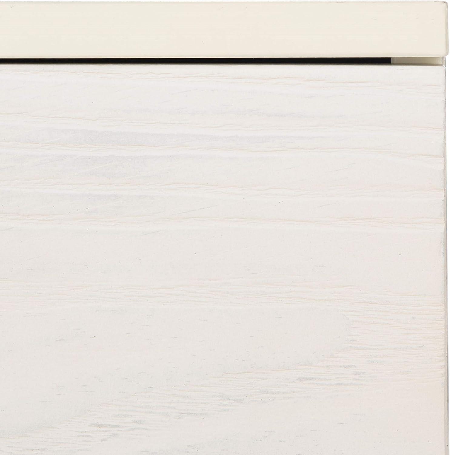 image:imageSafavieh Home Genevieve Modern Walnut and White Mahogany 2drawer NightstandCream White Washed