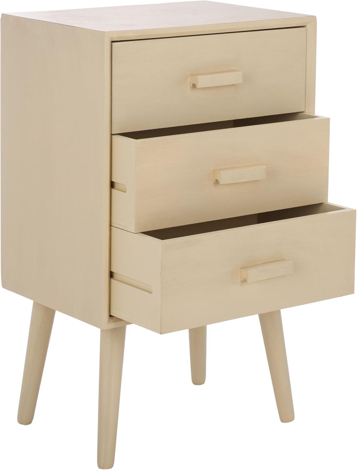 image:imageSafavieh Home Pomona Modern Black 3drawer ChestSand
