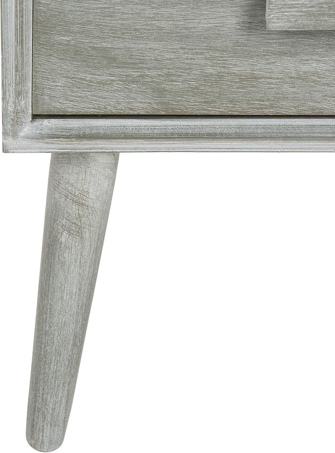 image:imageSafavieh Home Pomona Modern Black 3drawer ChestSlate Grey