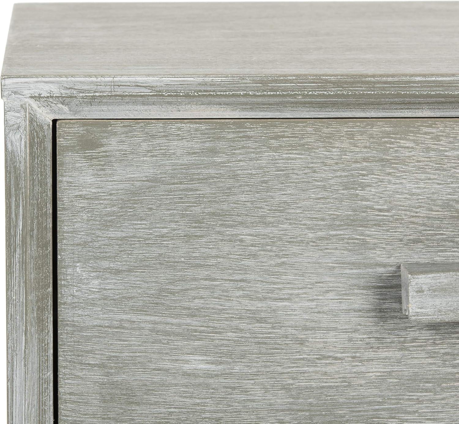 image:imageSafavieh Home Pomona Modern Black 3drawer ChestSlate Grey