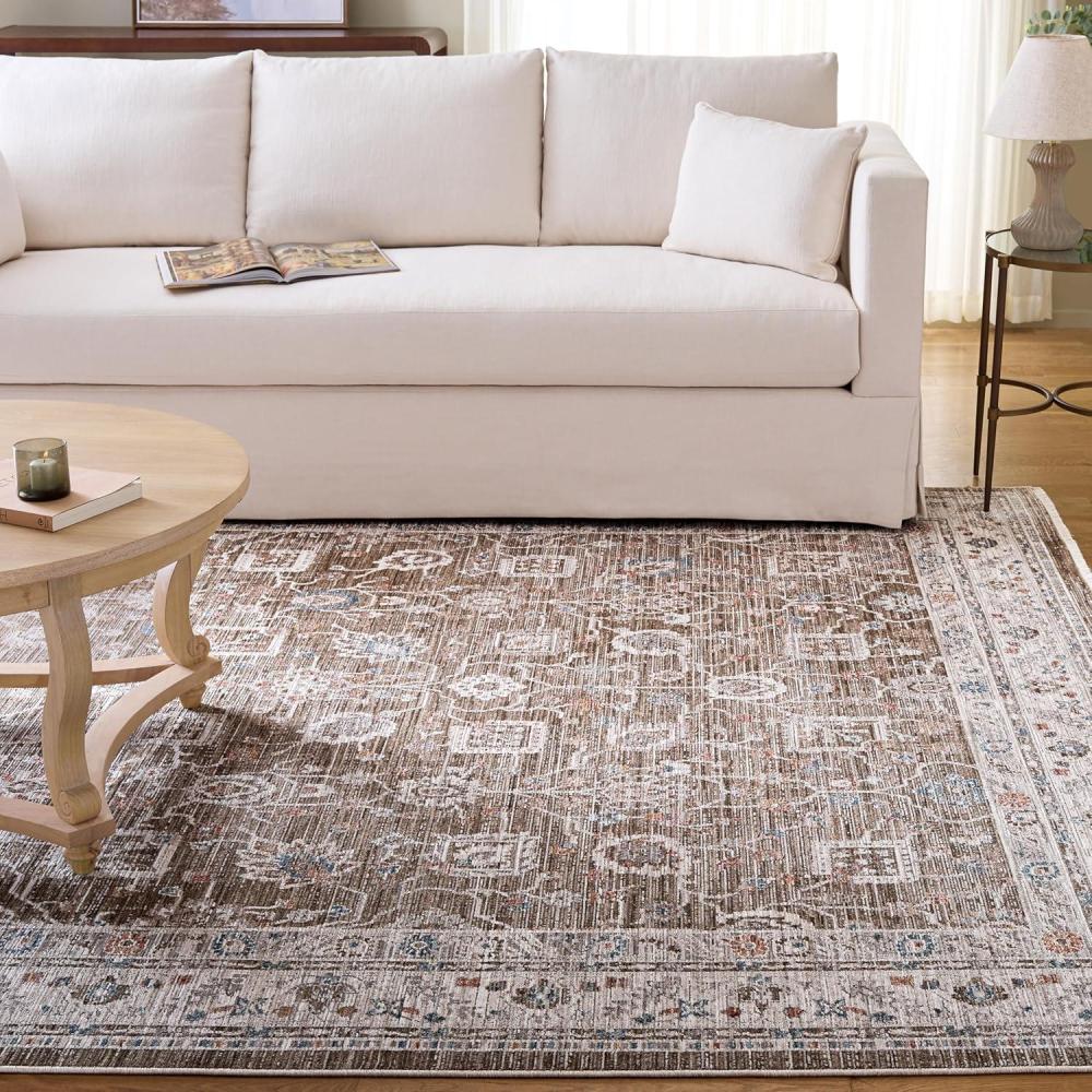 image:imageMartha Stewart X SAFAVIEH Collection Area Rug 8 x 10 Dark Beige amp Ivory NonShedding amp Easy to Clean Ideal for Living Room Bedroom Dining Space MSR0638BDark BeigIvory