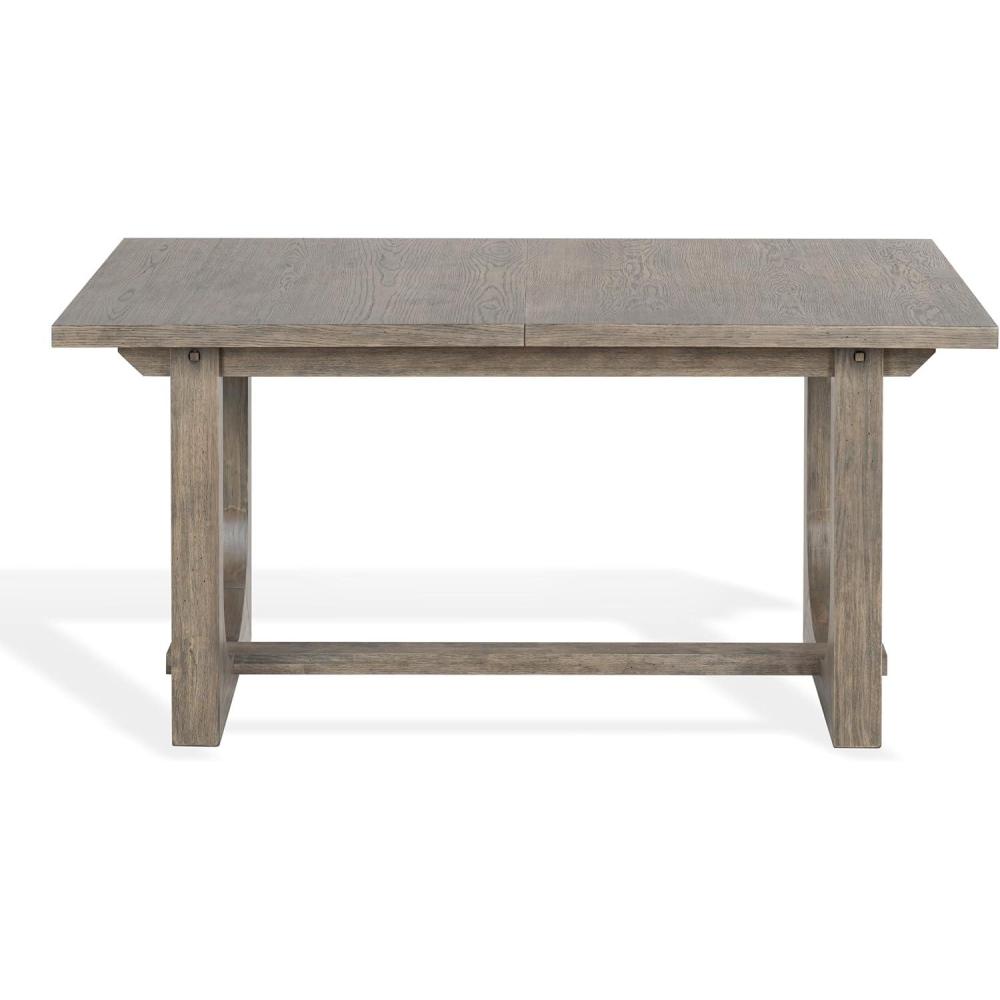 image:imageSAFAVIEH Couture Collection  Doriella Walnut Extendable Wood Dining Table Expandable Rectangular Dining Table SFV4275AWalnut