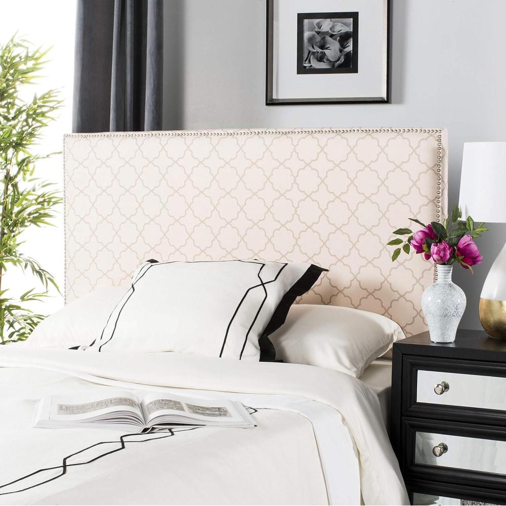 image:imageSAFAVIEH Home Collection Sydney BlueWhite Queen Size HeadboardPink Beige