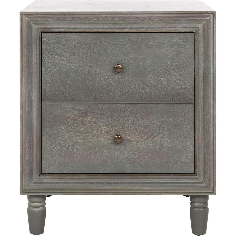image:imageSafavieh American Homes Collection Blaise Steel Teal Accent TableAsh Grey