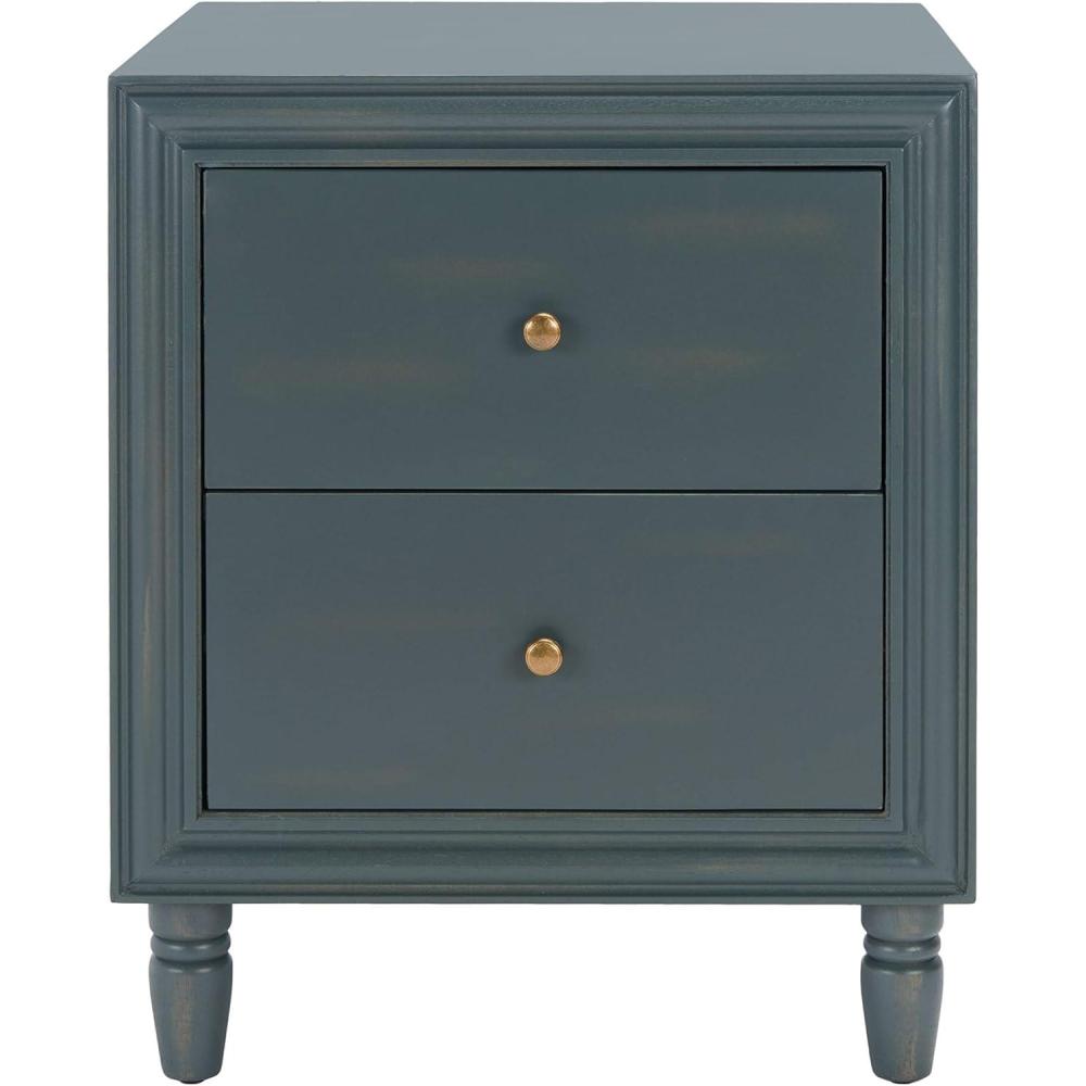 image:imageSafavieh American Homes Collection Blaise Steel Teal Accent TableDark Teal