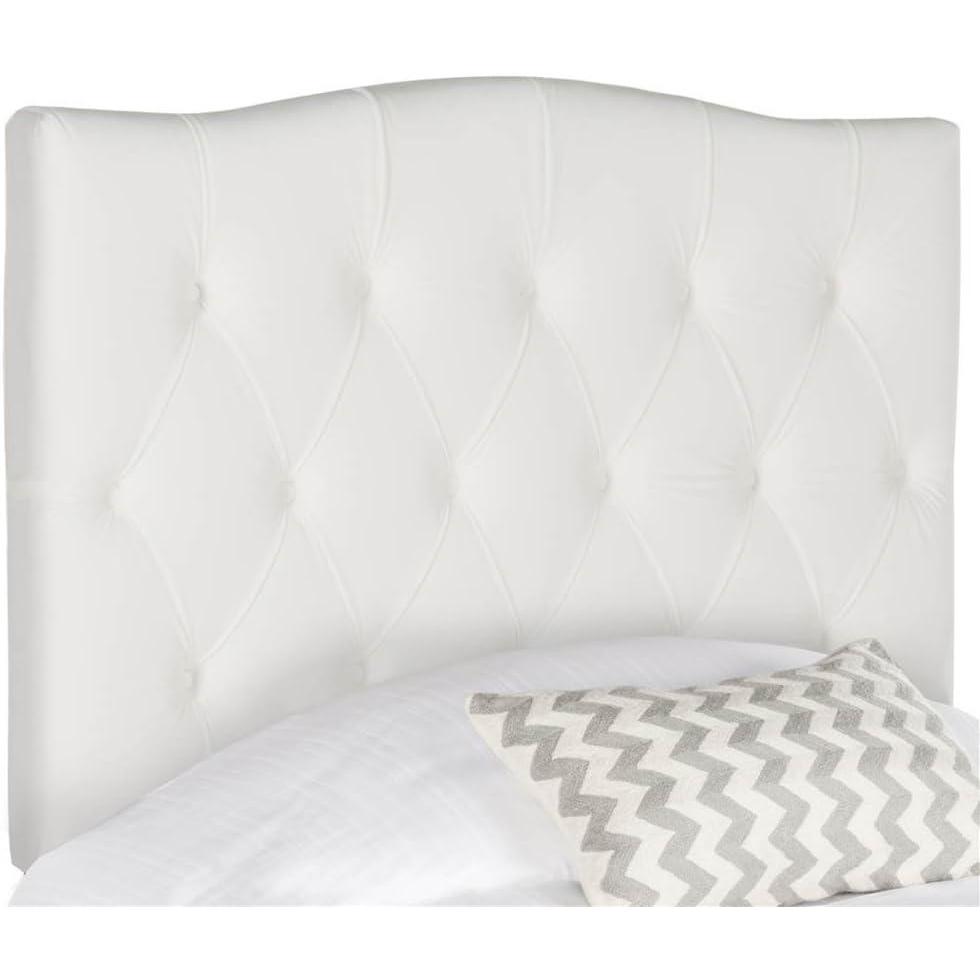 image:imageSafavieh Home Axel Modern Buckwheat Tufted Headboard KingWhite