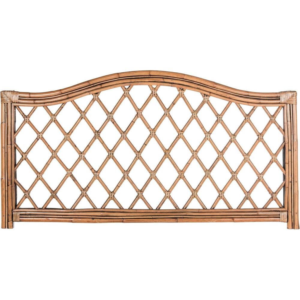 image:imageSafavieh Home Collection Gabriella Antique Grey Wicker Headboard QueenBrown Multi