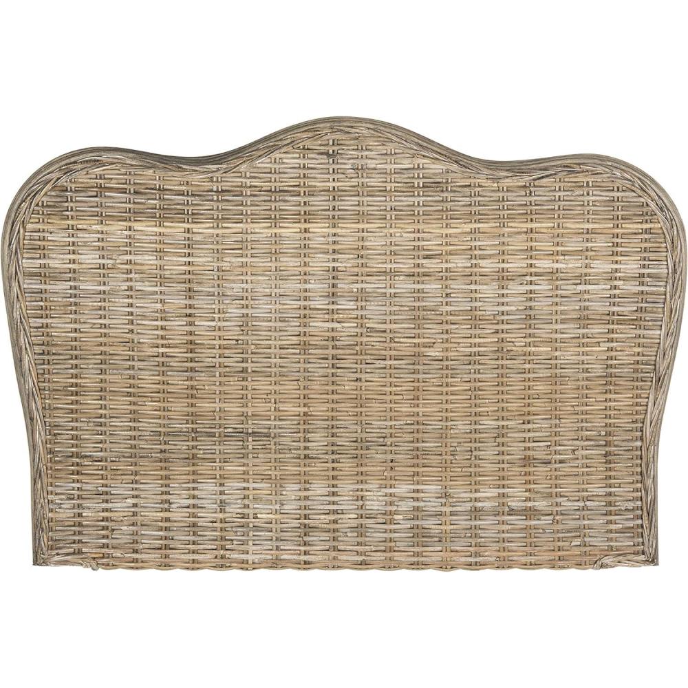 image:imageSafavieh Home Collection Imelda White Washed Headboard QueenGray