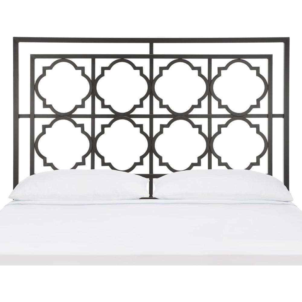 image:imageSafavieh Home Collection Silva Antique Iron Headboard FullGunmetal