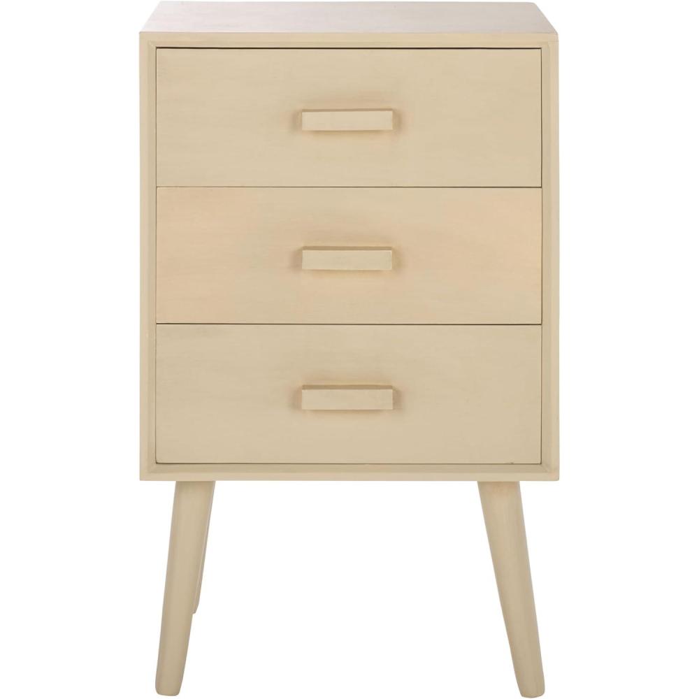 image:imageSafavieh Home Pomona Modern Black 3drawer ChestSand