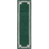 Martha Stewart SAFAVIEH x Collection Area Rug – 5′ x 8′, Light Grey & Ivory, Handmade Wool, Ideal for Living Room, Bedroom, Dining Space (MSR4626F)(Green/Ivory)