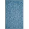 Martha Stewart x SAFAVIEH Area Rug Collection – 4′ x 6′, Saguaro, Handmade Wool, Ideal for Living Room, Foyer, Bedroom, Accent Space (MSR4618D)(Thistle Blue)