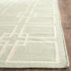 Martha Stewart x SAFAVIEH Area Rug Collection – 5′ x 8′, Geyser Blue, Handmade Wool & Silk, Ideal for Living Room, Bedroom, Office, Dining Space (MSR1151B)(Fennel Seed Green)