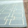 Martha Stewart x SAFAVIEH Area Rug Collection – 5′ x 8′, Geyser Blue, Handmade Wool & Silk, Ideal for Living Room, Bedroom, Office, Dining Space (MSR1151B)(Geyser Blue)