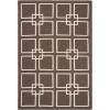 Martha Stewart x SAFAVIEH Area Rug Collection – 5′ x 8′, Geyser Blue, Handmade Wool & Silk, Ideal for Living Room, Bedroom, Office, Dining Space (MSR1151B)(Tilled Soil Brown)