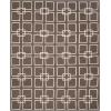 Martha Stewart x SAFAVIEH Area Rug Collection – 5′ x 8′, Geyser Blue, Handmade Wool & Silk, Ideal for Living Room, Bedroom, Office, Dining Space (MSR1151B)(Tilled Soil Brown)