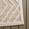 Martha Stewart x SAFAVIEH Outdoor Area Rug Collection – 5’3″ x 7’6″, Beige & Brown, Weather Resistant & Washable, Ideal for Patio, Backyard, Mudroom, Deck, Dining Space (MSRO218B)(Light Beige/Brown)
