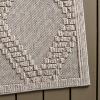 Martha Stewart x SAFAVIEH Outdoor Area Rug Collection – 9′ x 12′, Beige & Brown, Weather Resistant & Washable, Ideal for Patio, Backyard, Mudroom, Deck, Dining Space (MSRO226B)(Grey/Light Grey)