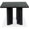 SAFAVIEH Couture Collection – Barnard Black Rectangular Wood Dining Table, Modern Design, Seats up to 6 (SFV2214A)(Black)