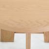 SAFAVIEH Couture Collection – Beverley Oak Round Wood Dining Table, Classic Design, Seats up to 4 (SFV2193A)(Oak)