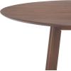 SAFAVIEH Couture Collection – Jessbrina Walnut Brown Round Wood Dining Table, Modern Design, Seats up to 4 (SFV6701A)(Walnut)